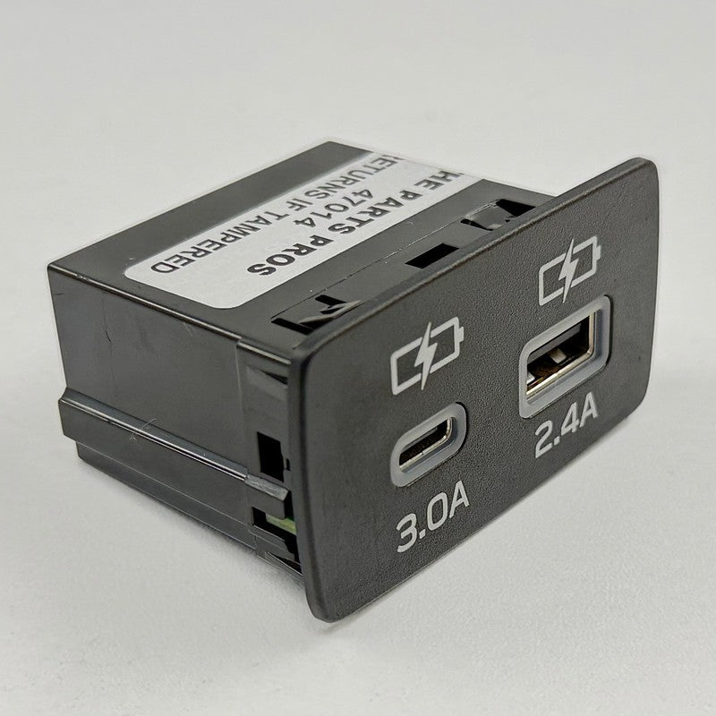 86257AN422 24-25 Subaru WRX Rear Center Console Dual USB Port Charge Port 86257AN421 OEM