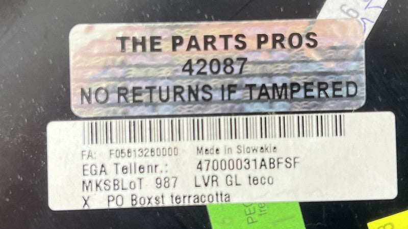 997 553 118 05 / 99755311805 05-12 PORSCHE BOXSTER CAYMAN 987 LEFT & RIGHT CENTER CONSOLE SIDE TRIM PANEL OEM