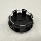 ONE (1) Apex Black Wheel Rim Center Cap USED