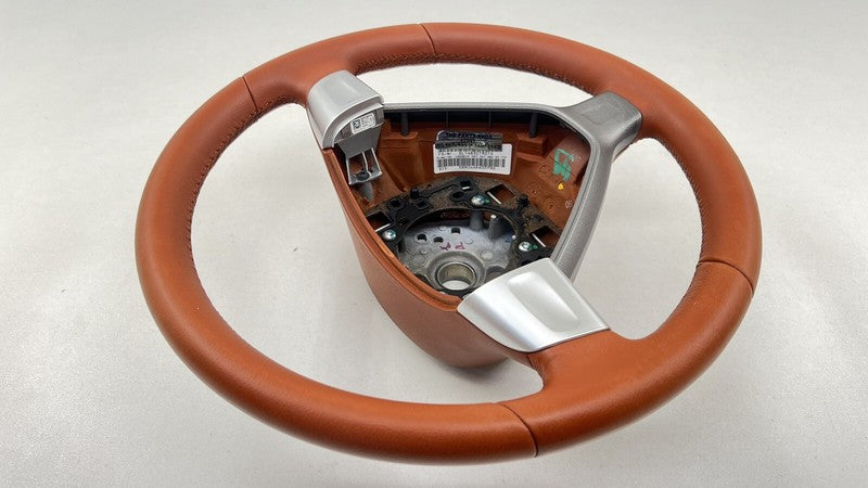 6020578 05-08 PORSCHE BOXSTER CAYMAN 987 STEERING WHEEL WITH WHEEL AIRBAG TERRACOTTA OEM