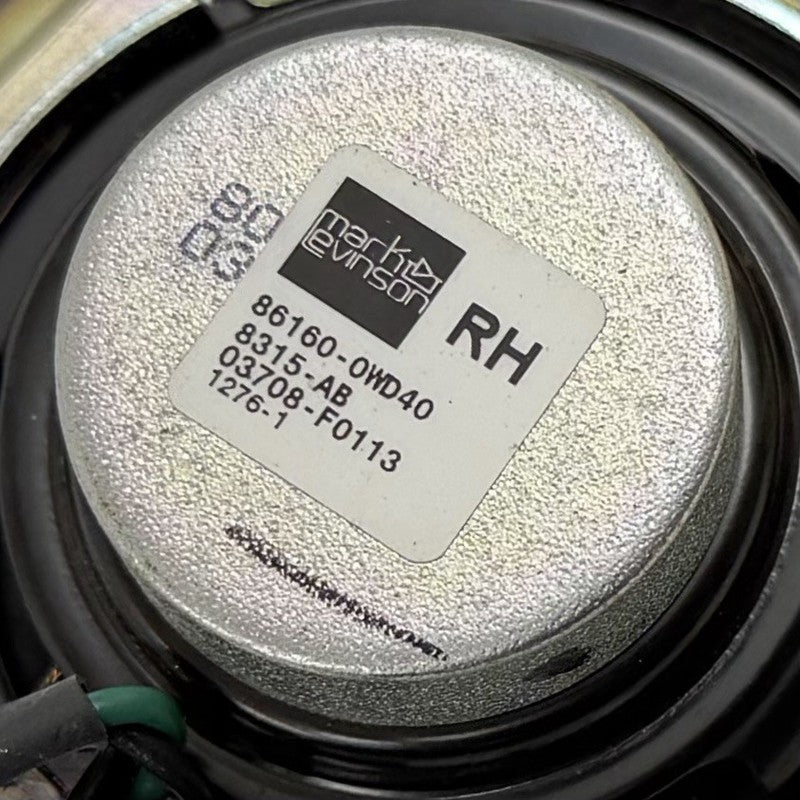 86160-0WD40 / 86160 0WD40 / 861600WD40 06-10 Lexus IS250 IS350 IS F Front And Rear Door Speakers Mark Levinson OEM