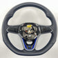 5H0-124-B / 5H0 124 B / 5H0124B 22-25 VOLKSWAGEN GOLF R DRIVER STEERING WHEEL LEATHER WITH BLUE STITCHING OEM