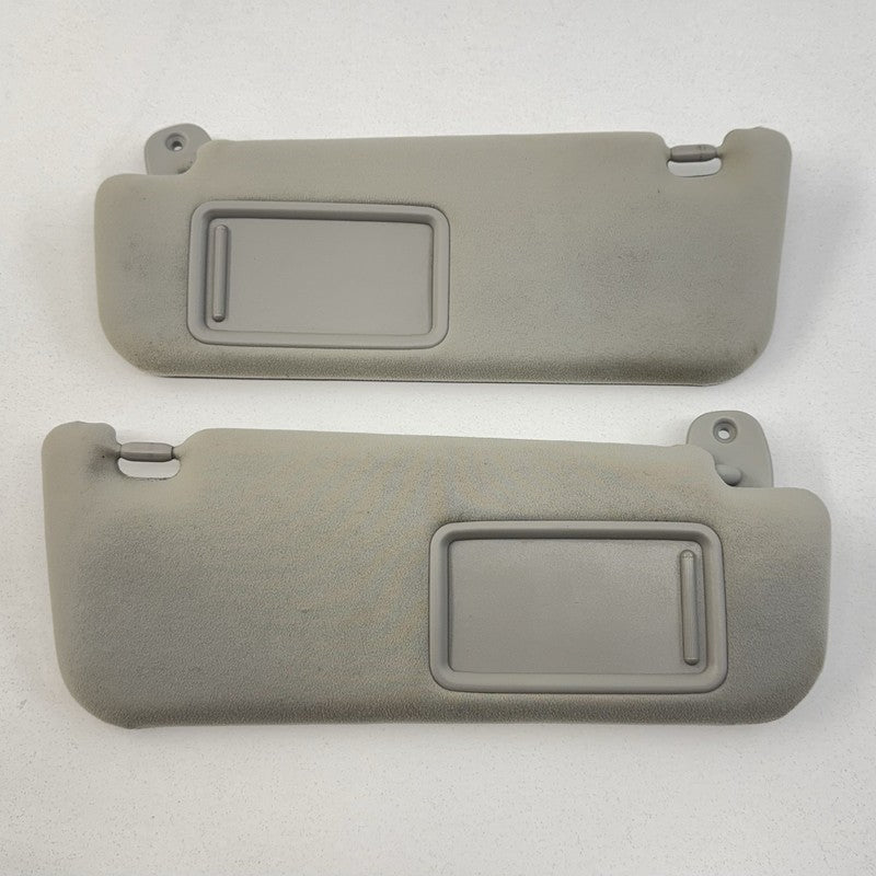12-17 Toyota Prius V Left & Right Sunvisor Sun Visor Shade Pair Gray OEM