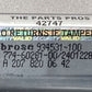 A 207 820 06 42 0642 / A2078200642 / 2078200642 12-18 MERCEDES BENZ CLS550 W218 RIGHT REAR DOOR WINDOW REGULATOR MOTOR O