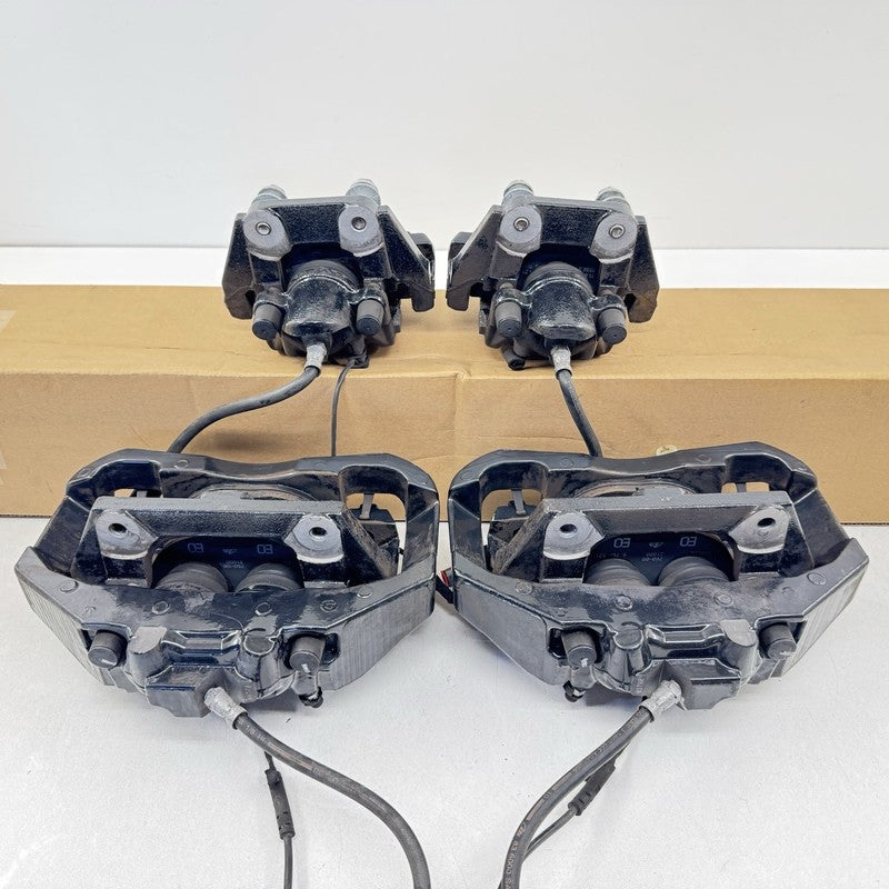 06-10 BMW M5 M6 E60 E63 E64 Brake Caliper Set Front & Rear Black 55K Miles OEM