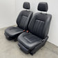 12-18 MERCEDES BENZ CLS550 W218 FRONT SEAT PAIR LEATHER BLACK OEM