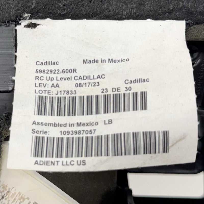 1093987057 22-25 CADILLAC CT5 V BLACKWING REAR SEAT SET COMPLETE UPPER & LOWER CUSHIONS OEM