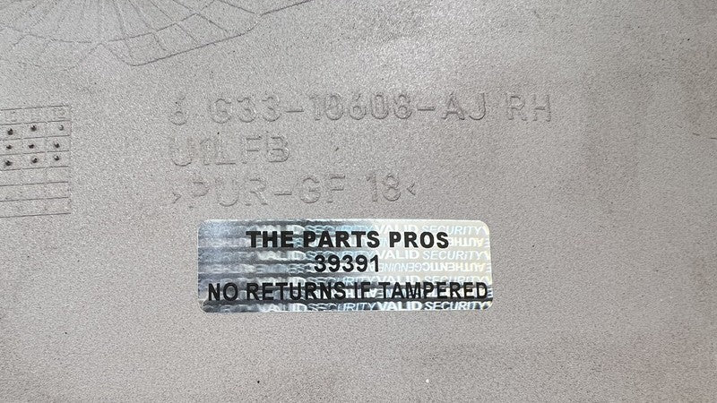 G33-10608-AJ / G33 10608 AJ / G3310608AJ 07-09 ASTON MARTIN VANTAGE RIGHT SIDE SKIRT ROCKER PANEL COVER MERLOT RED OEM