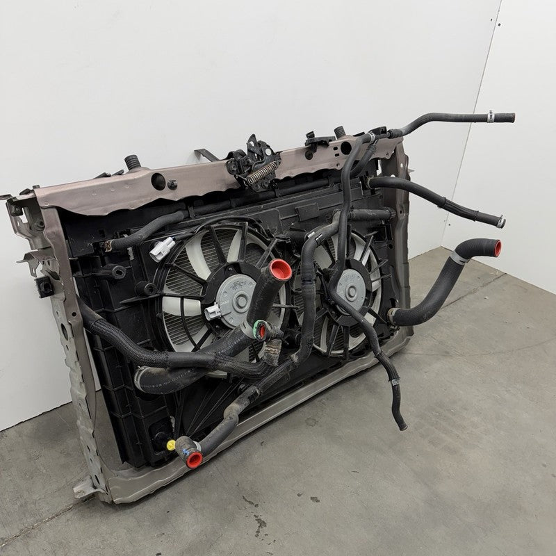 12-17 Toyota Prius V Front Clip Radiator Support W/ Radiator Fan Assembly OEM