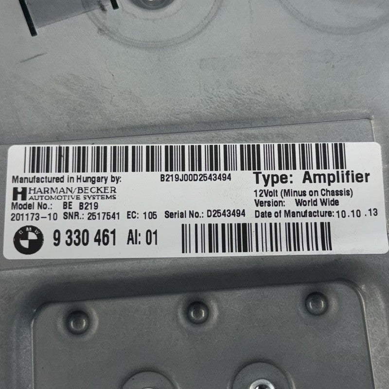 65129330461 BMW F06 F10 F12 F13 Harman Kardon Top-Hifi Amplifier Amp Audio Sound W/ ASD OEM