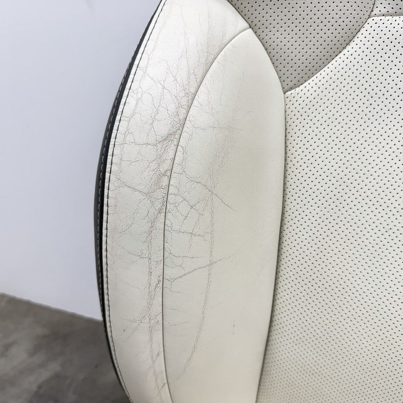 08-10 Lexus IS F Left And Right Front Seat Pair Leather Alpine White OEM