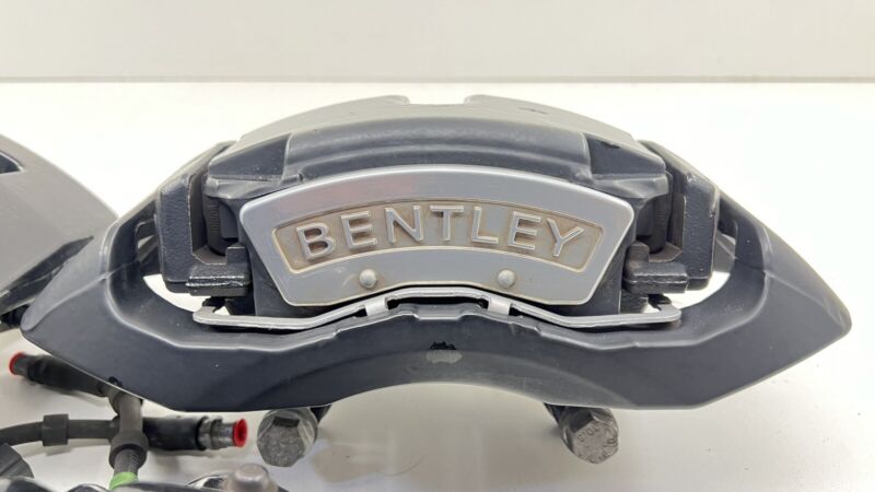 7.228.0434 / 7 228 0434 / 72280434 13-18 BENTLEY FLYING SPUR FRONT & REAR CALIPER BRAKE SET BLACK OEM