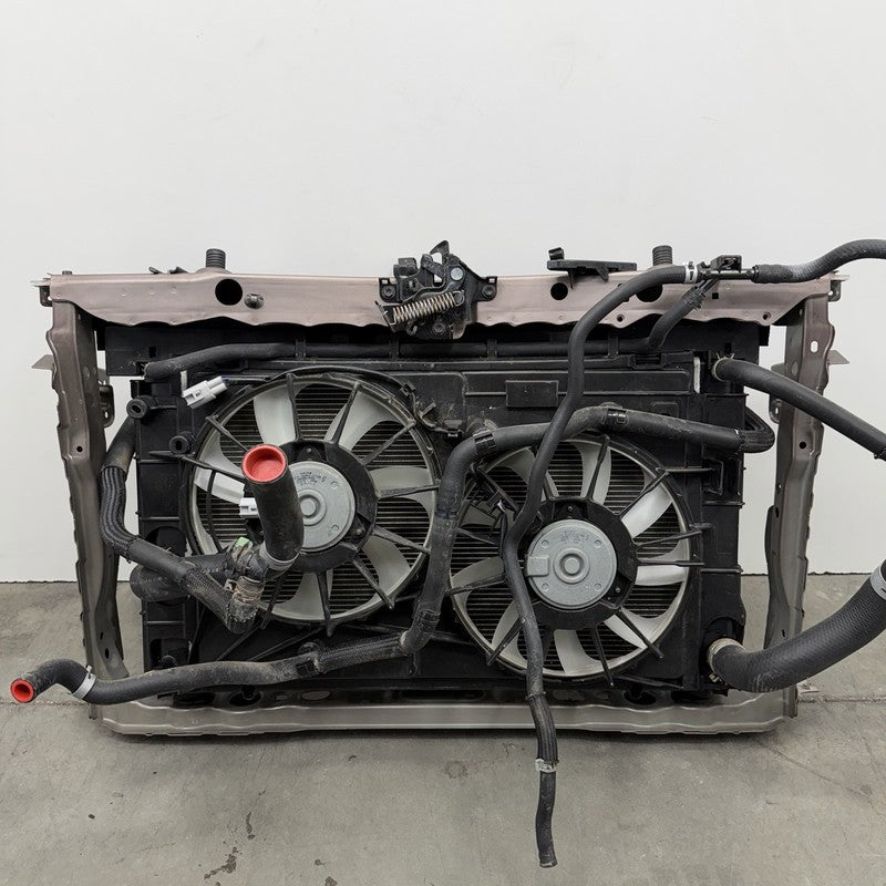 12-17 Toyota Prius V Front Clip Radiator Support W/ Radiator Fan Assembly OEM