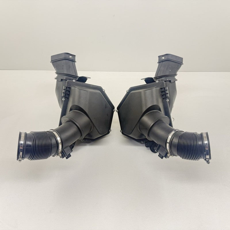 13717843289 BMW F06 F10 F12 F13 M5 M6 S63 Engine Air Filter Cleaner Intake Box Pair OEM