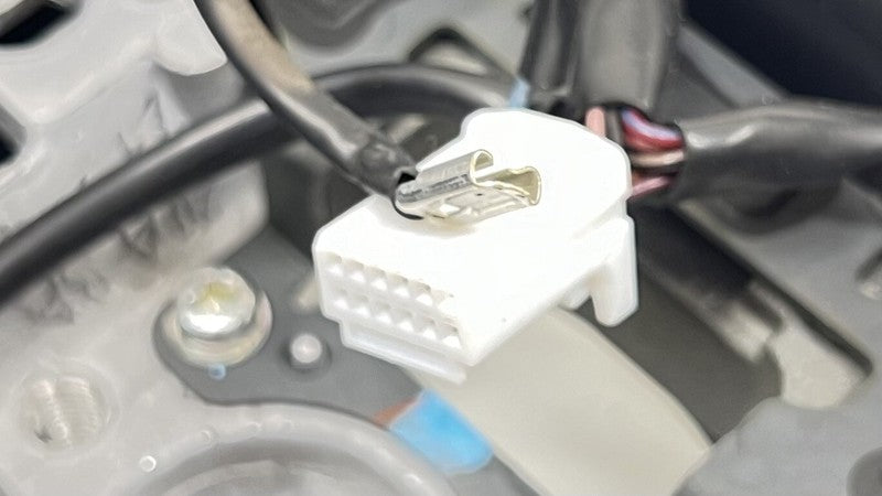 22-24 TOYOTA GR86 DRIVER STEERING WHEEL LEATHER BLACK OEM