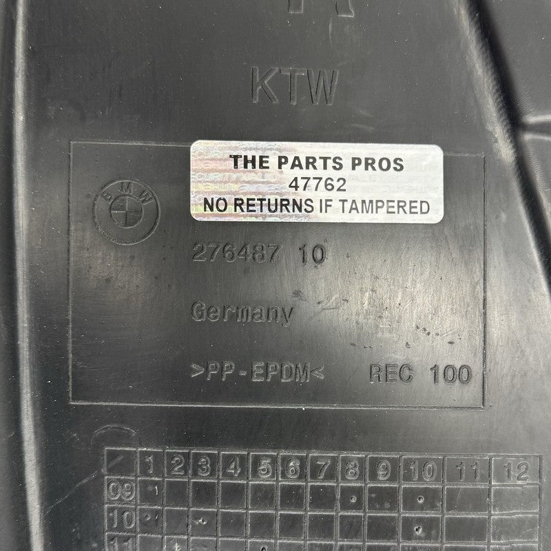 276487 10 / 27648710 12-16 BMW M5 F10 Right Front Fender Liner Wheel Arch Shield Splash Guard Set OEM