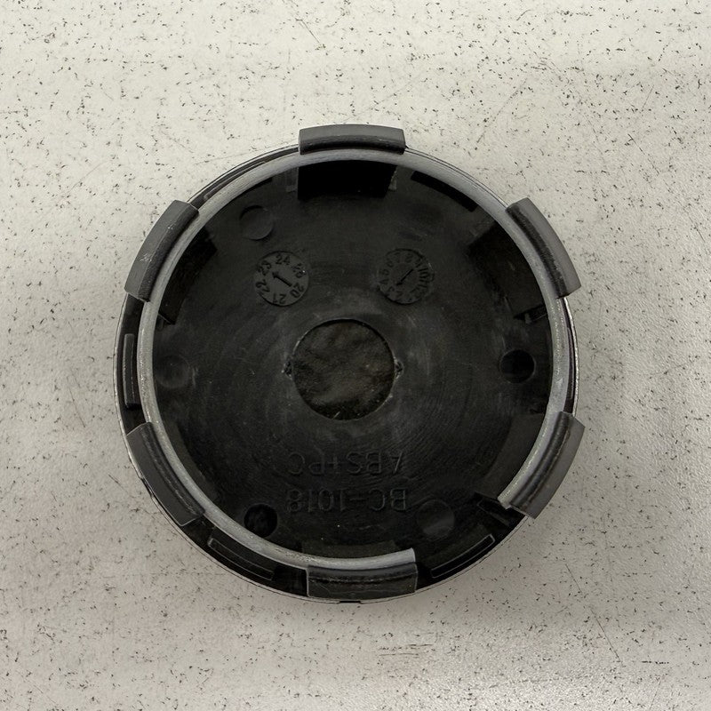 ONE (1) Apex Black Wheel Rim Center Cap USED