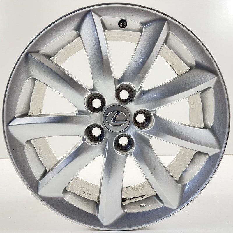 42611-50730 / 42611 50730 / 4261150730 07-09 Lexus LS460 Wheel Rim 18x7.5 +32 Offset Silver 42611-50730 Factory OEM