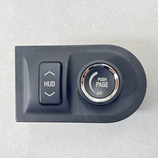 92224604 12-15 Chevrolet Camaro ZL1 Heads Up Display HUD Info Control Switch 92224604 OEM