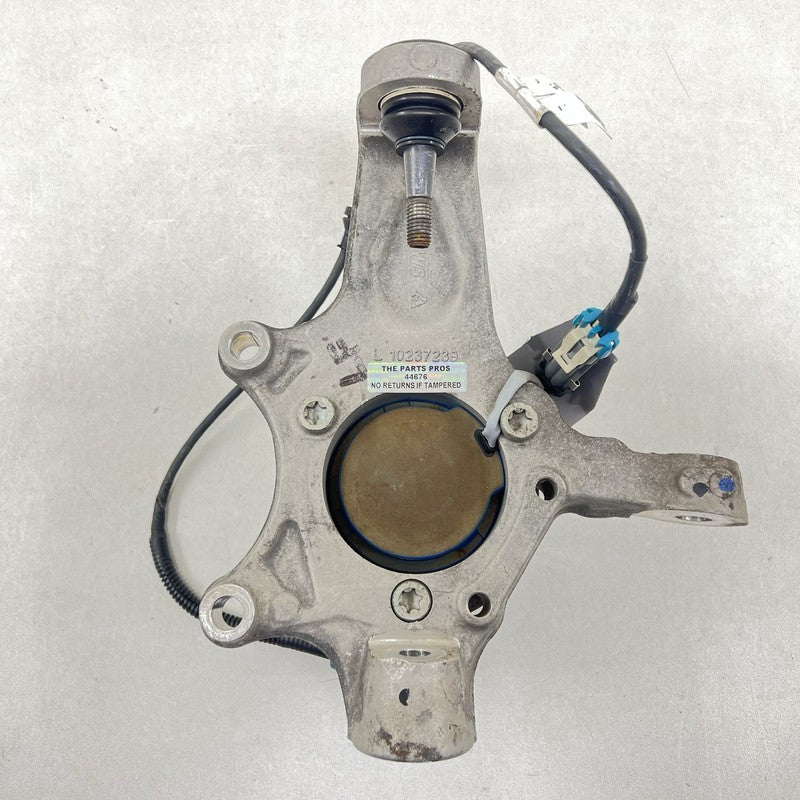 10237239 01-04 CORVETTE C5 Z06 LEFT FRONT SPINDLE KNUCKLE HUB WITH CONTROL ARM SET OEM