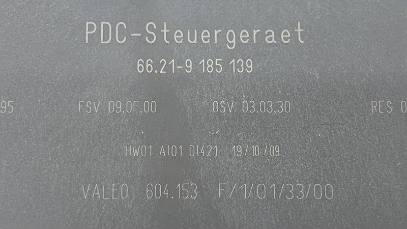 9 185 139 / 9185139 06-10 BMW M6 E63 E64 PARKING DISTANCE PDC CONTROL MODULE 9185139 OEM