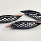 670028905 14-22 MASERATI GHIBLI RIGHT FRONT FENDER AIR VENT GRILLE COVER TRIM SET OF 3 OEM