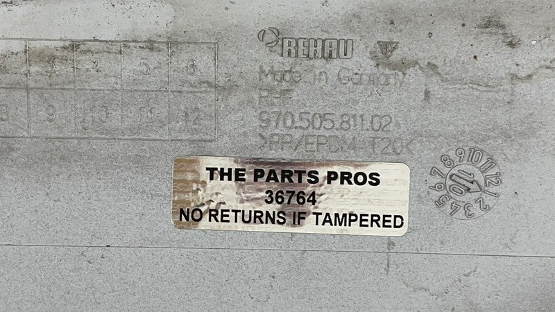 970.505.811.02 / 970 505 811 02 / 97050581102 10-13 PORSCHE PANAMERA REAR BUMPER LOWER DIFFUSER VALANCE PANEL COVER TRIM