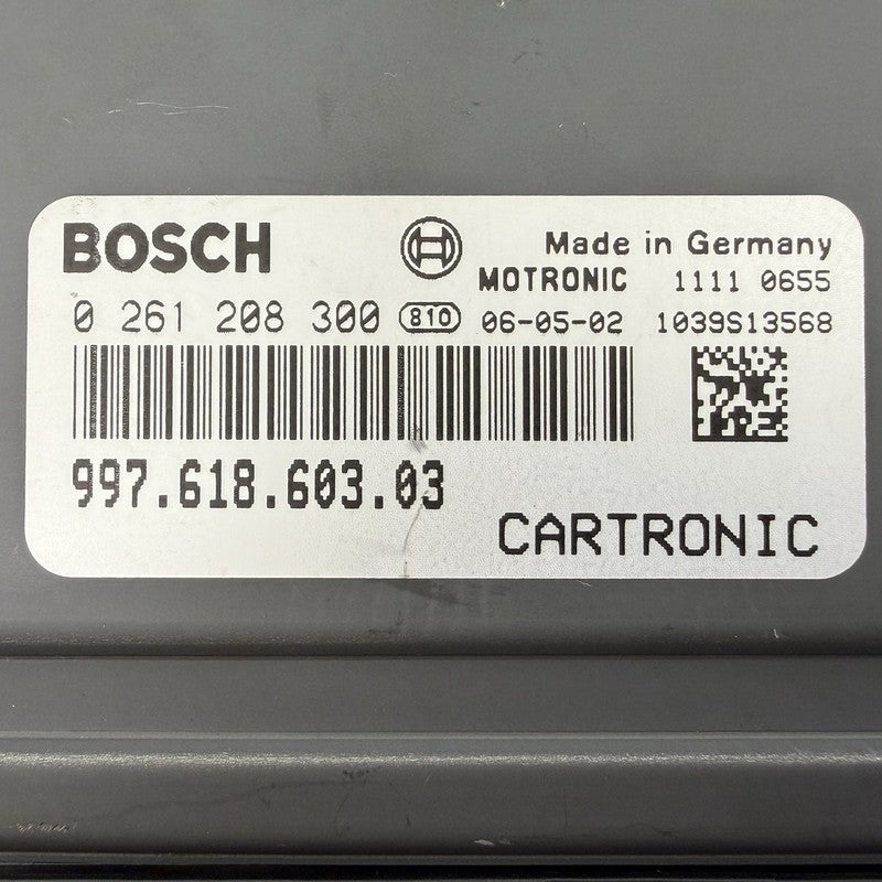0 261 208 300 / 0261208300 05-08 Porsche Boxster Cayman 987 Manual ECM ECU Engine Module Cartronic OEM