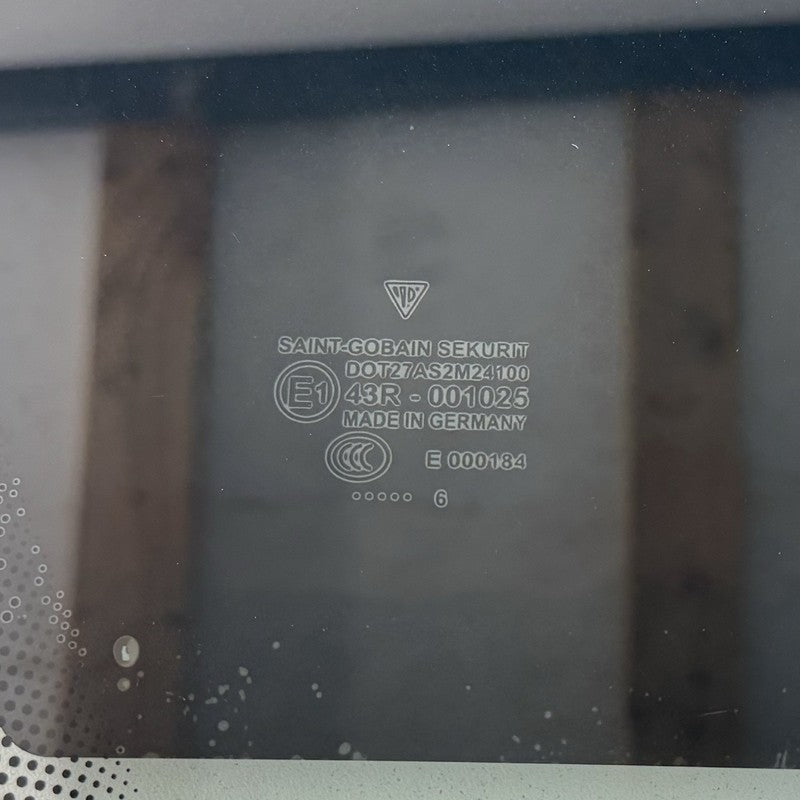 43R-001025 / 43R 001025 / 43R001025 06-12 Porsche Cayman 987 Passenger Right Door Glass Window OEM