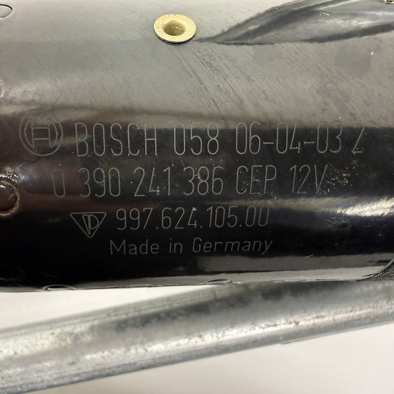 997.628.035.00 / 997 628 035 00 / 99762803500 05-12 Porsche 911 997 Boxster Cayman 987 Windshield Wiper Motor W/ Linkage