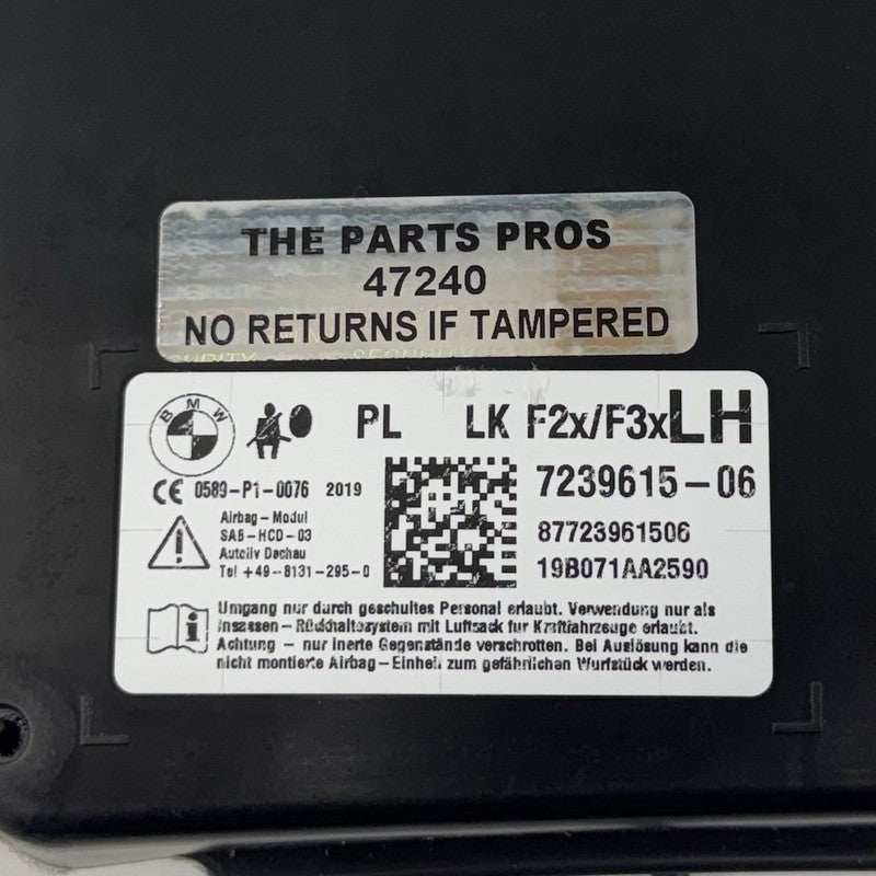 7 239 615 / 7239615 BMW M2 M3 M4 F22 F30 F32 F34 F36 F80 F87 Left Front Seat Airbag SRS 7239615 OEM