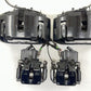 7.228.0434 / 7 228 0434 / 72280434 13-18 BENTLEY FLYING SPUR FRONT & REAR CALIPER BRAKE SET BLACK OEM