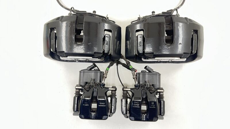 7.228.0434 / 7 228 0434 / 72280434 13-18 BENTLEY FLYING SPUR FRONT & REAR CALIPER BRAKE SET BLACK OEM