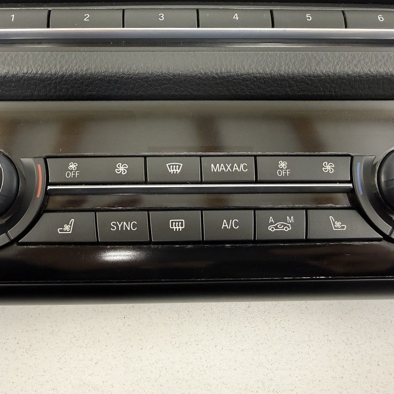 9 324 325 / 9324325 BMW M5 528 535 550 F10 Dual AC Climate Control Panel Radio Media Buttons OEM