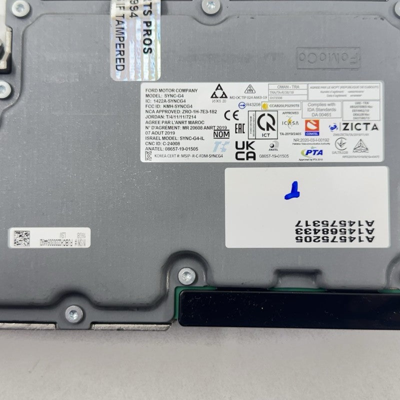 PR3T-18B955-BE / PR3T 18B955 BE / PR3T18B955BE 24-25 FORD MUSTANG GT SYNC 4 RADIO HEAD UNIT DISPLAY SCREEN WITH MODULE S