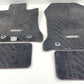  22-23 SUBARU BRZ LEFT RIGHT FRONT REAR CARPET FLOOR MAT BLACK SET OEM