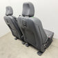 24-26 Ford Mustang GT Premium Front Seat Pair Leather Black W/ White Stitch OEM