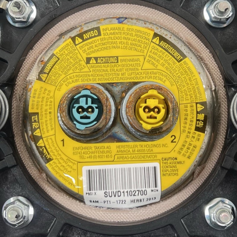 22943125 12-15 CHEVROLET CAMARO ZL1 SS DRIVER STEERING WHEEL AIRBAG AIR BAG SRS OEM