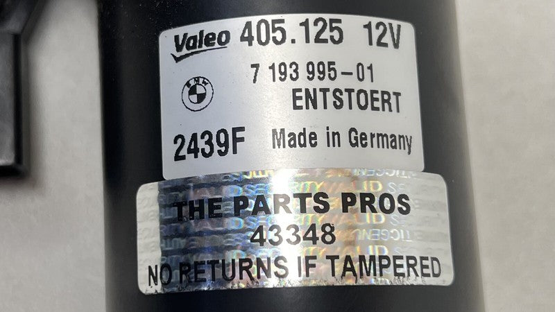 7 193 995 / 7193995 06-10 BMW M6 E63 E64 FRONT WINDSHIELD WIPER MOTOR 7193995 OEM