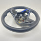 5H0-124-B / 5H0 124 B / 5H0124B 22-25 VOLKSWAGEN GOLF R DRIVER STEERING WHEEL LEATHER WITH BLUE STITCHING OEM
