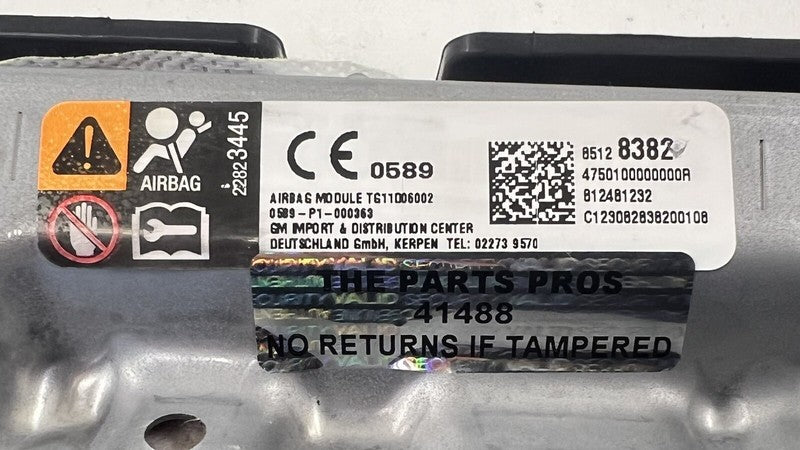 2282 3445 / 22823445 22-24 CADILLAC CT5 V BLACKWING PASSENGER RIGHT FRONT KNEE AIRBAG AIR BAG SRS OEM