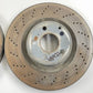 14-17 MERCEDES BENZ E550 W207 FRONT ROTOR BRAKE DISC DRILLED PAIR OEM