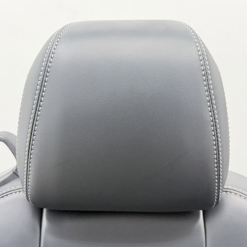 24-26 Ford Mustang GT Premium Front Seat Pair Leather Black W/ White Stitch OEM