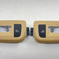 7PP 959 551 / 7PP959551 10-16 PORSCHE PANAMERA OVERHEAD CONSOLE READING DOME W/ REAR LIGHT LAMP PAIR OEM