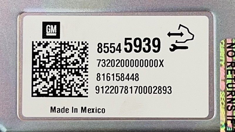 84837428 / 8483 7428 22-24 CADILLAC CT4 V BLACKWING SPEAKER TWEETER SET WITH AMPLIFIER AMP MODULE OEM
