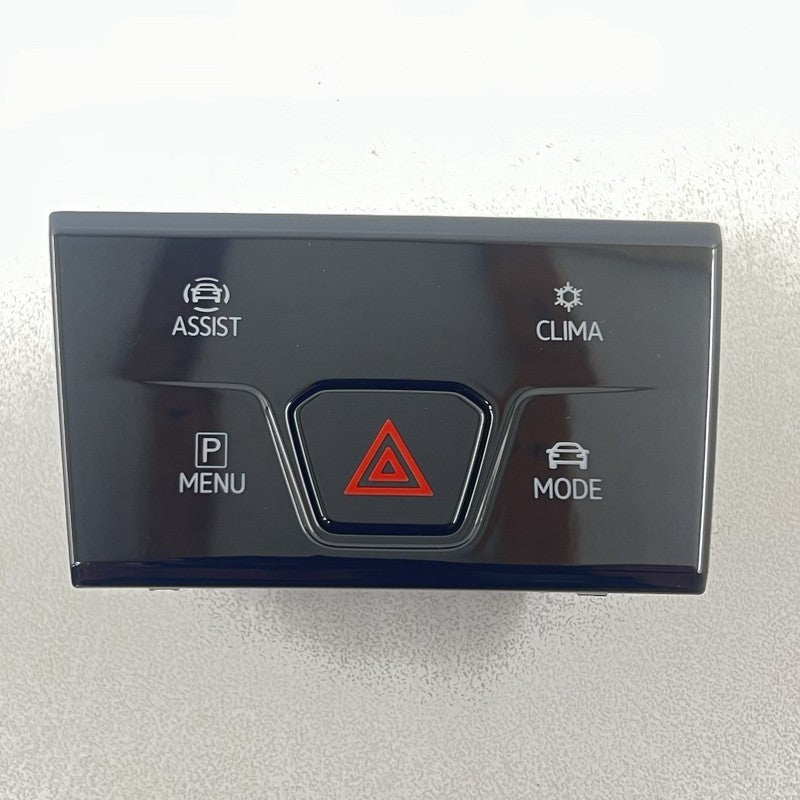 5H0-925-200R / 5H0.925.200R / 5H0 925 200R / 5H0925200R 22-25 VOLKSWAGEN GOLF R HAZARD WARNING CONTROL SWITCH BUTTON 5H0