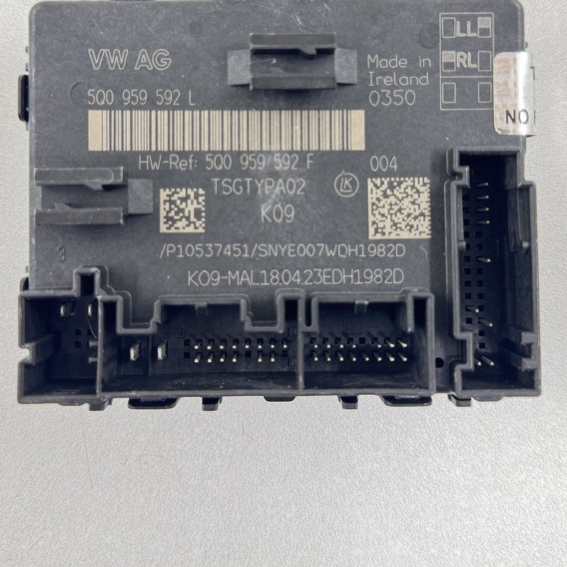 5Q0-959-592-L / 5Q0 959 592 L / 5Q0959592L 22-25 VOLKSWAGEN GOLF R MK8 RIGHT FRONT DOOR CONTROL MODULE 5Q0959592L OEM