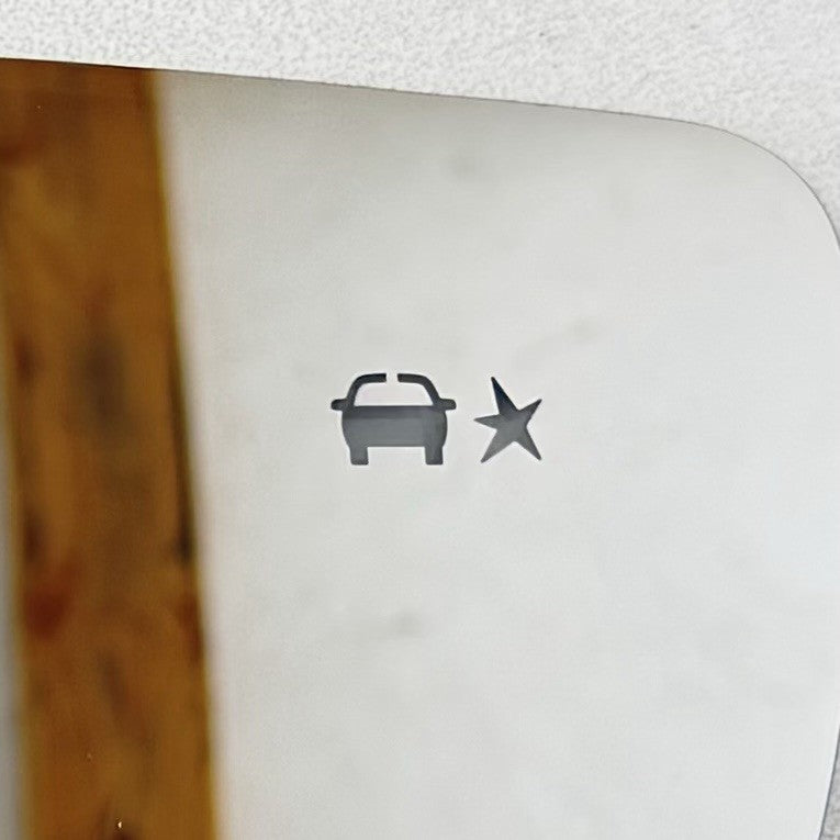 6002724 22-24 CADILLAC CT5 V BLACKWING RIGHT DOOR MIRROR GLASS W/ BLIND SPOT HEATED OEM