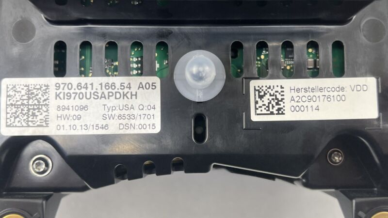 970.641.166.54 / 970 641 166 54 / 97064116654 12-16 PORSCHE PANAMERA S E-HYBRID SPEEDOMETER INSTRUMENT CLUSTER GAUGE 57K