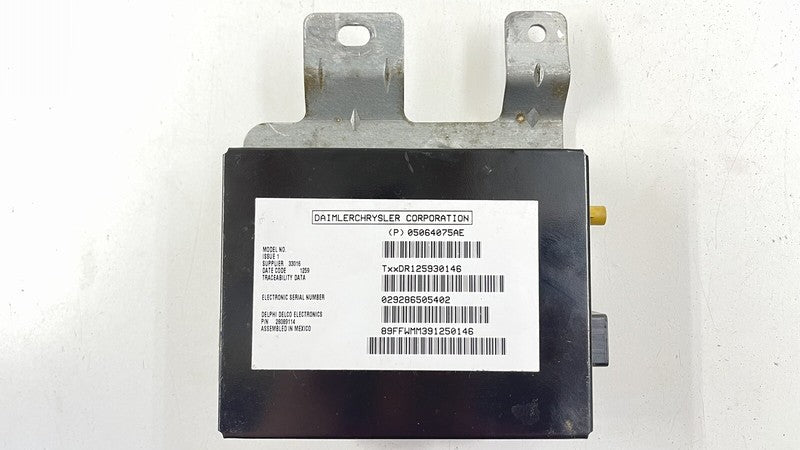 56046029AE 08-10 DODGE RAM SIRUIS SATELLITE RADIO RECEIVER CONTROL MODULE 05064075AE OEM